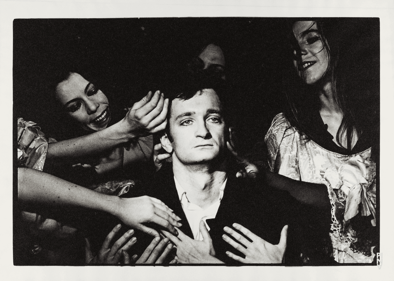 Marion Cito, Jan Minařík and Barbara Passow-Diekamp in “Bluebeard. While Listening to a Tape Recording of Béla Bartók's Opera "Duke Bluebeard's Castle"” by Pina Bausch