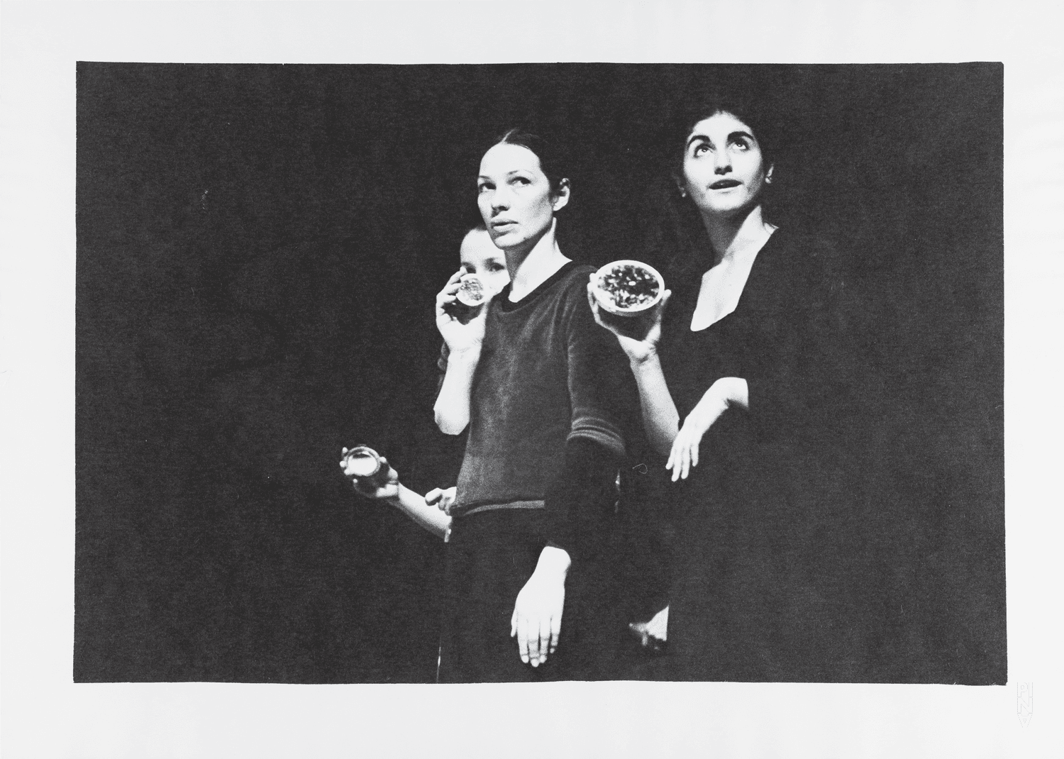 Isabel Ribas Serra, Heide Tegeder and Monika Sagon in “Keuschheitslegende (Legend of Chastity)” by Pina Bausch