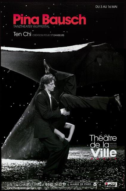 Poster for “Ten Chi” by Pina Bausch in Paris, 05/03/2005 – 05/16/2005