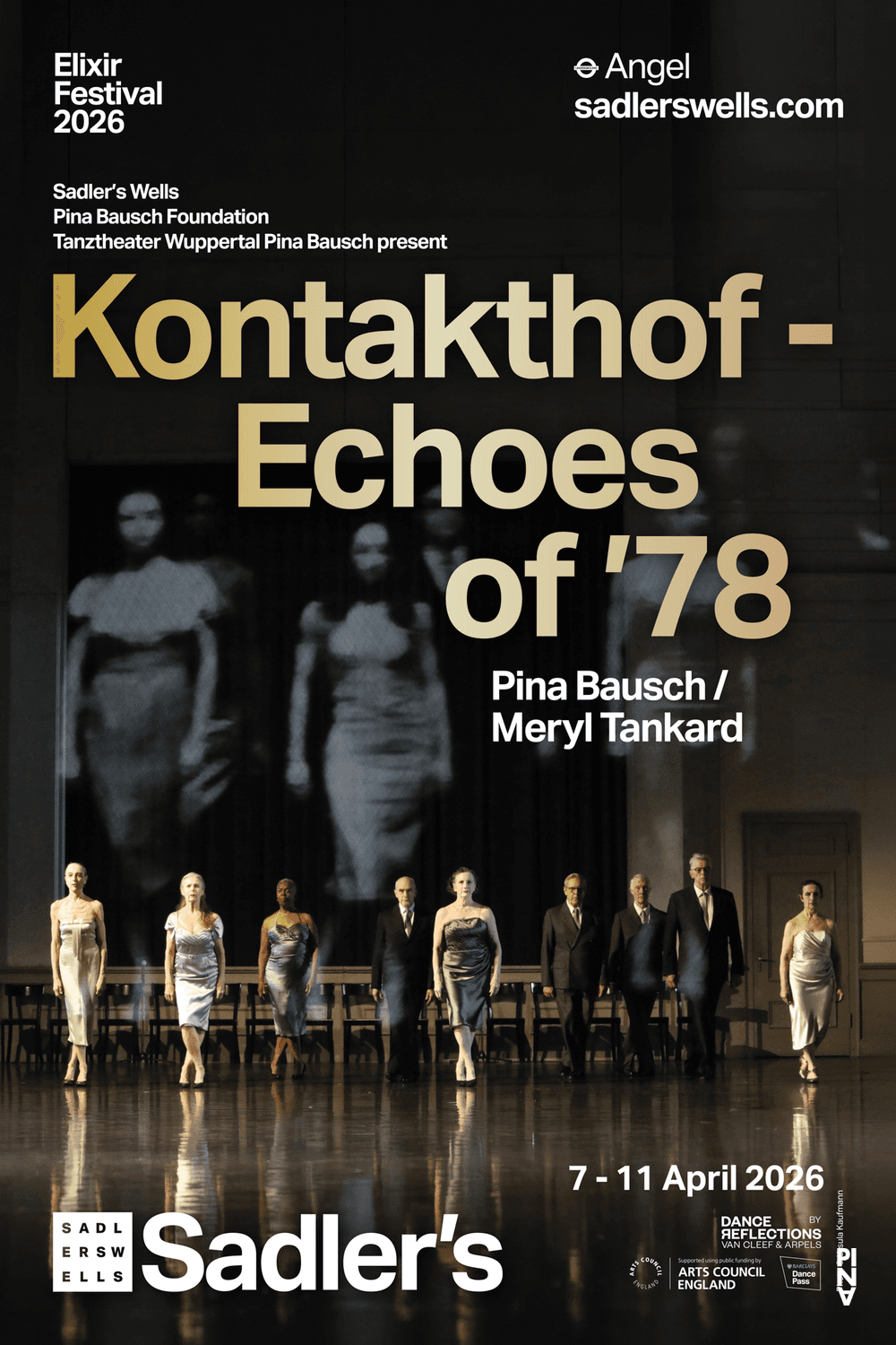 Affiche de « Kontakthof – Echoes of ’78 » de Meryl Tankard à Londres, 7 avril 2026
