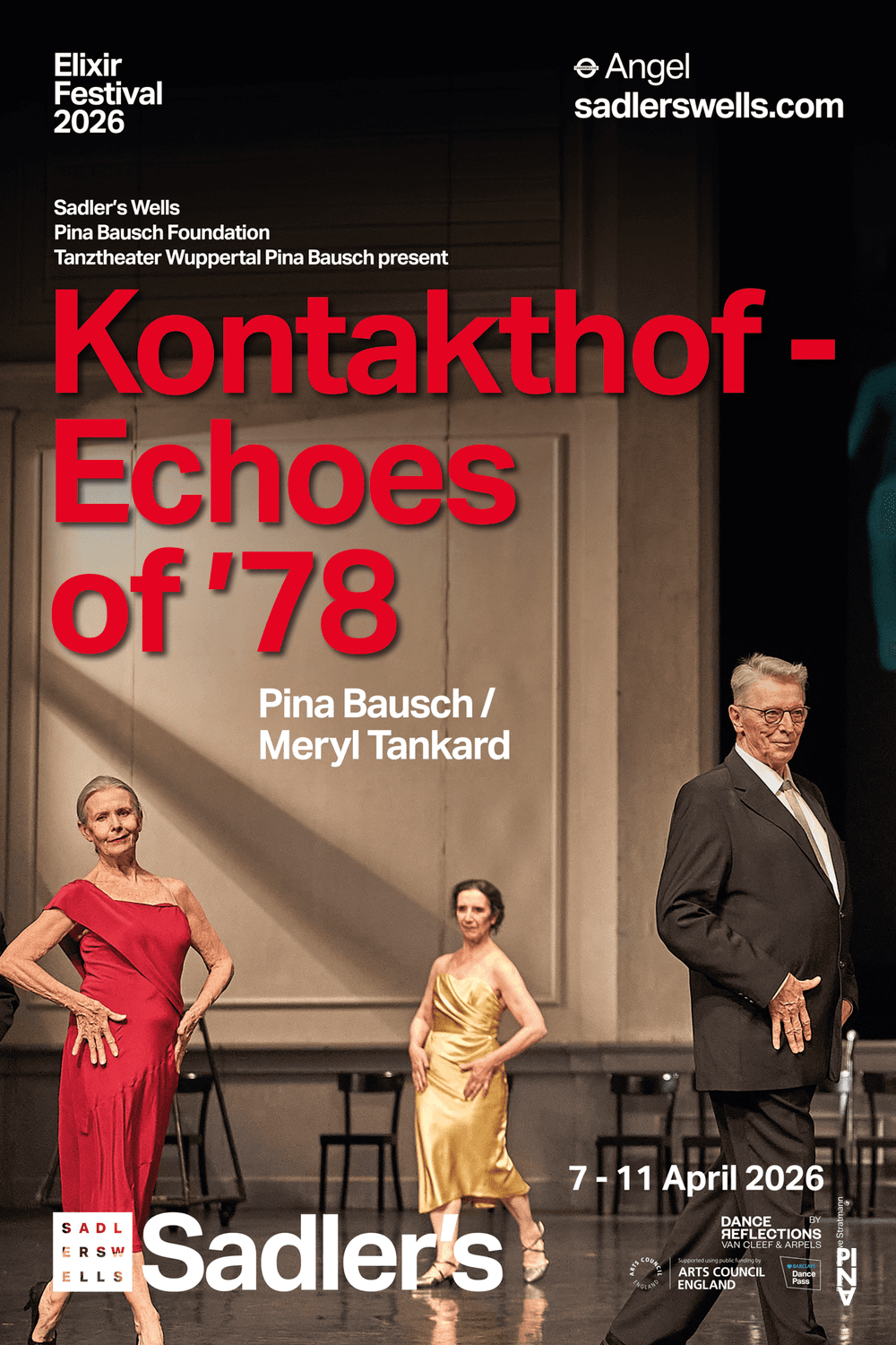 Affiche de « Kontakthof – Echoes of ’78 » de Meryl Tankard à Londres, 7 avril 2026