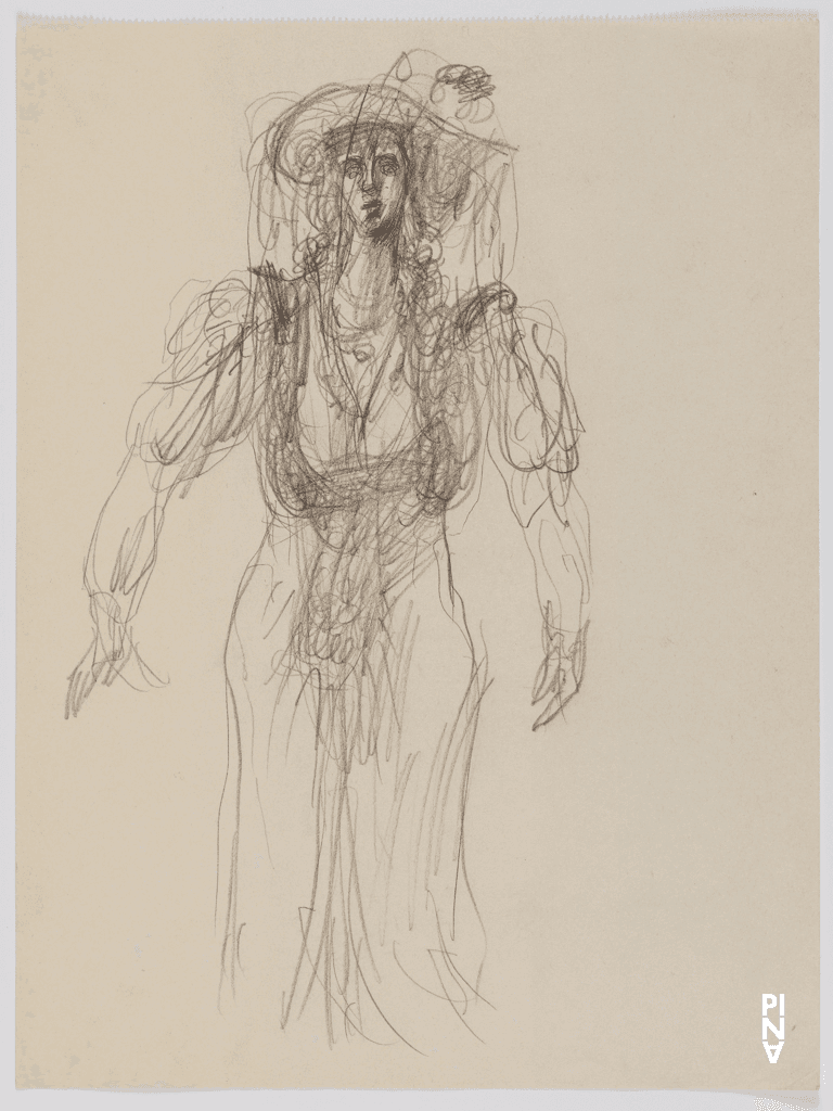 Drawing:  Rolf Borzik © Pina Bausch Foundation