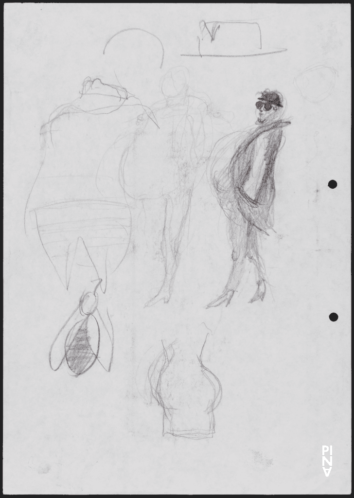 Dessin:  Rolf Borzik © Pina Bausch Foundation