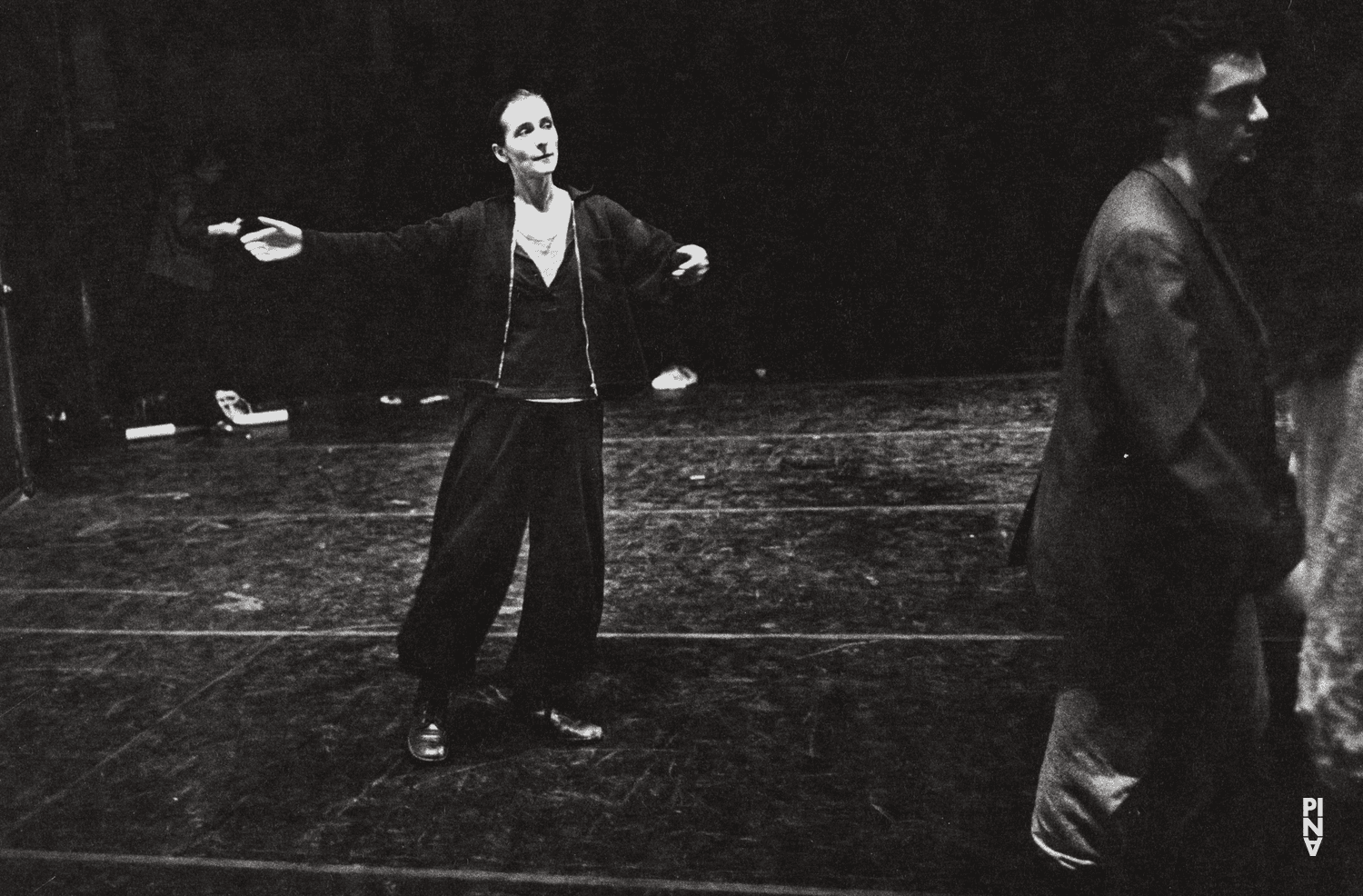Photograph of Arthur Rosenfeld and Pina Bausch