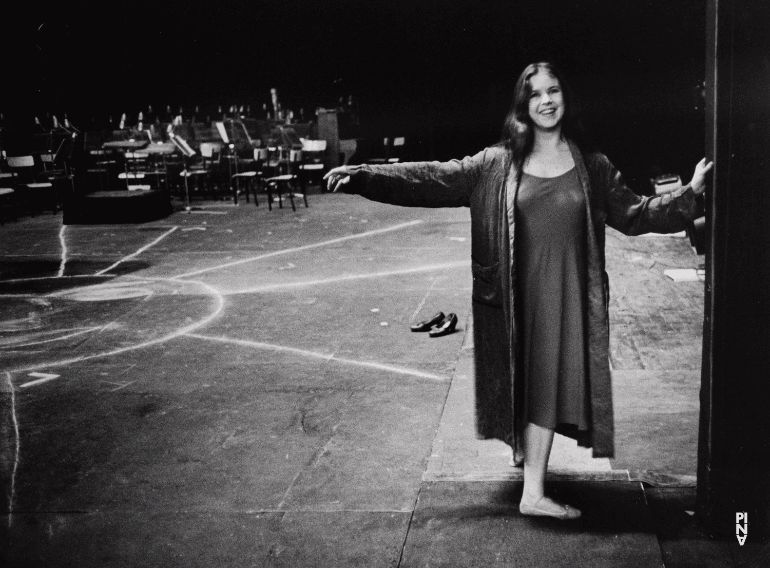 Josephine Ann Endicott in „Die sieben Todsünden“ von Pina Bausch im Grand Théâtre Nancy, Spielzeit 1976/77