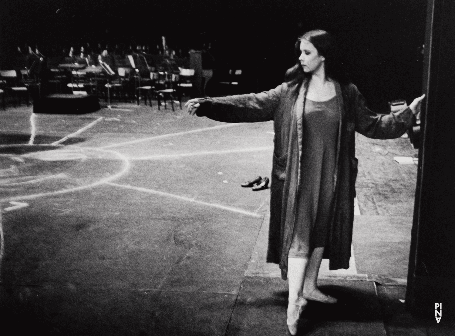 Josephine Ann Endicott in „Die sieben Todsünden“ von Pina Bausch im Grand Théâtre Nancy, Spielzeit 1976/77
