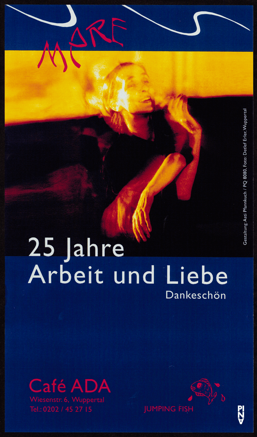 Plakat zu „25 Jahre – Arbeit und Liebe. Dankeschön“ in Wuppertal