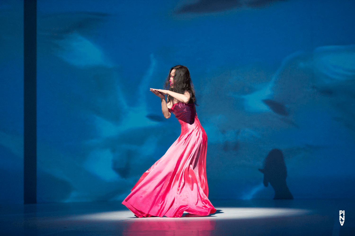 Nayoung Kim in “Água” by Pina Bausch with Tanztheater Wuppertal at Opernhaus Wuppertal (Germany), Nov. 18, 2010