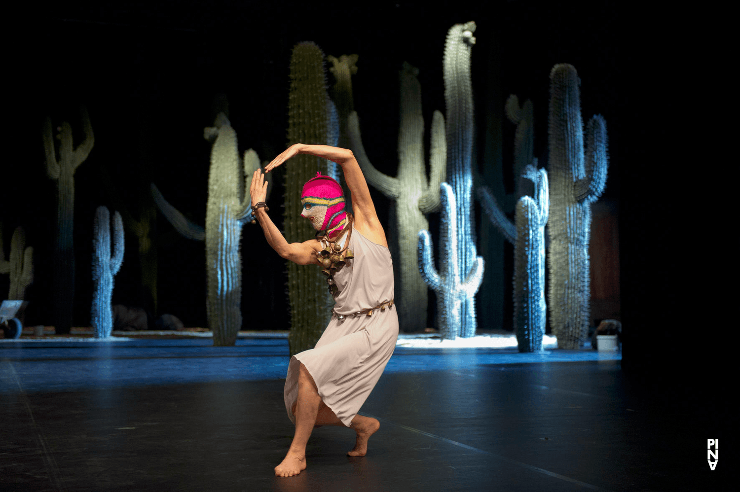 Julie Anne Stanzak in “Ahnen” by Pina Bausch with Tanztheater Wuppertal at Opernhaus Wuppertal (Germany), May 9, 2014