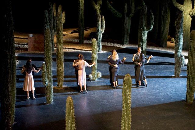 Michael Strecker in “Ahnen” by Pina Bausch with Tanztheater Wuppertal at Opernhaus Wuppertal (Germany), May 9, 2014