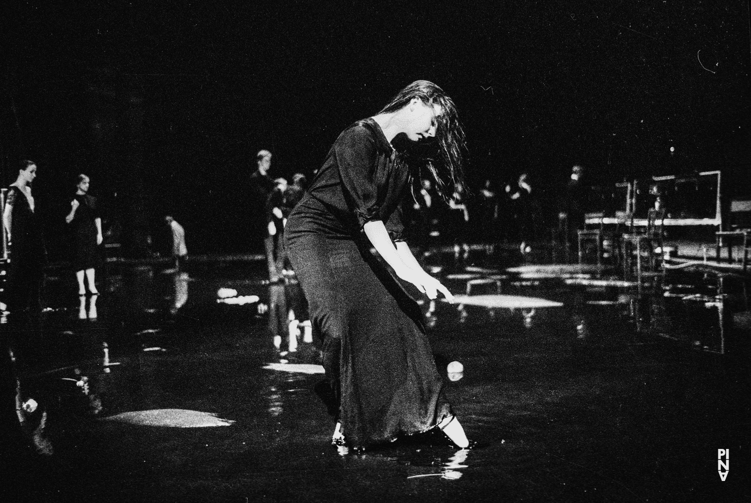 Josephine Ann Endicott and Monika Sagon in “Arien” by Pina Bausch, season 1978/79