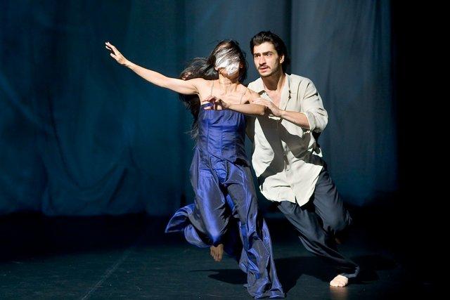 « Bamboo Blues » de Pina Bausch avec Tanztheater Wuppertal au  Théâtre de la Ville Paris (France), 15 juin 2008
