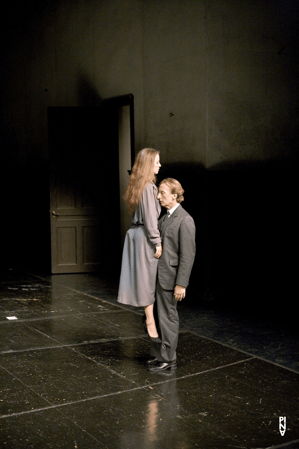Thusnelda Mercy and Dominique Mercy in “Bandoneon” by Pina Bausch with Tanztheater Wuppertal at Théâtre de la Ville Paris (France), June 4, 2007