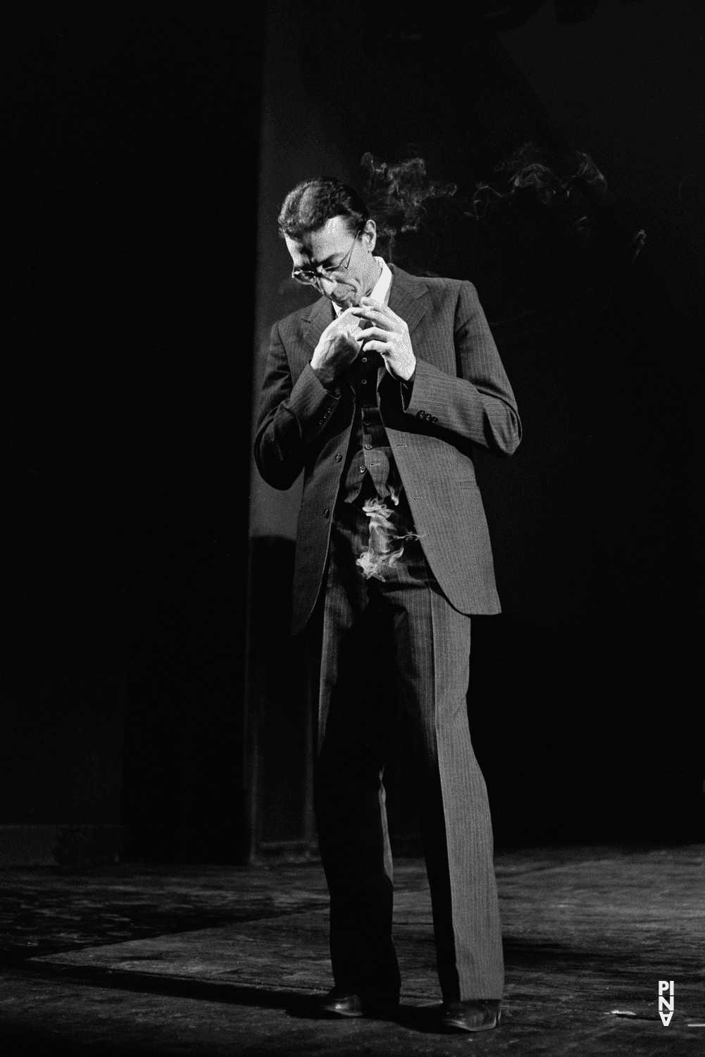 Jean Laurent Sasportes in „Bandoneon“ von Pina Bausch, Spielzeit 1987/88