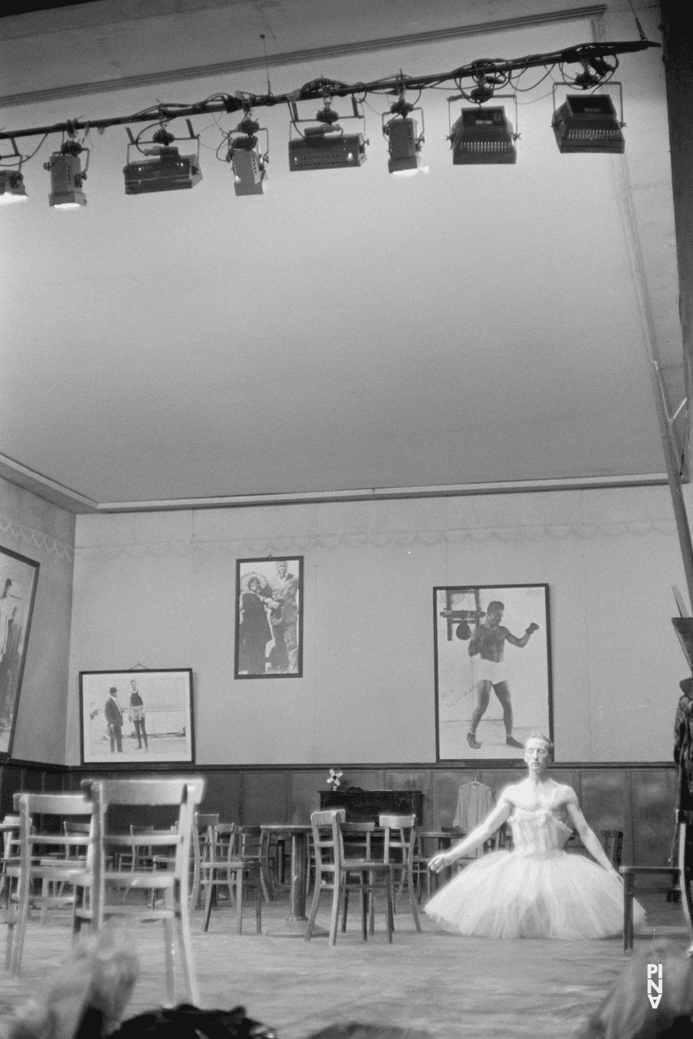 Dominique Mercy in “Bandoneon” by Pina Bausch at Opernhaus Wuppertal, season 1986/87