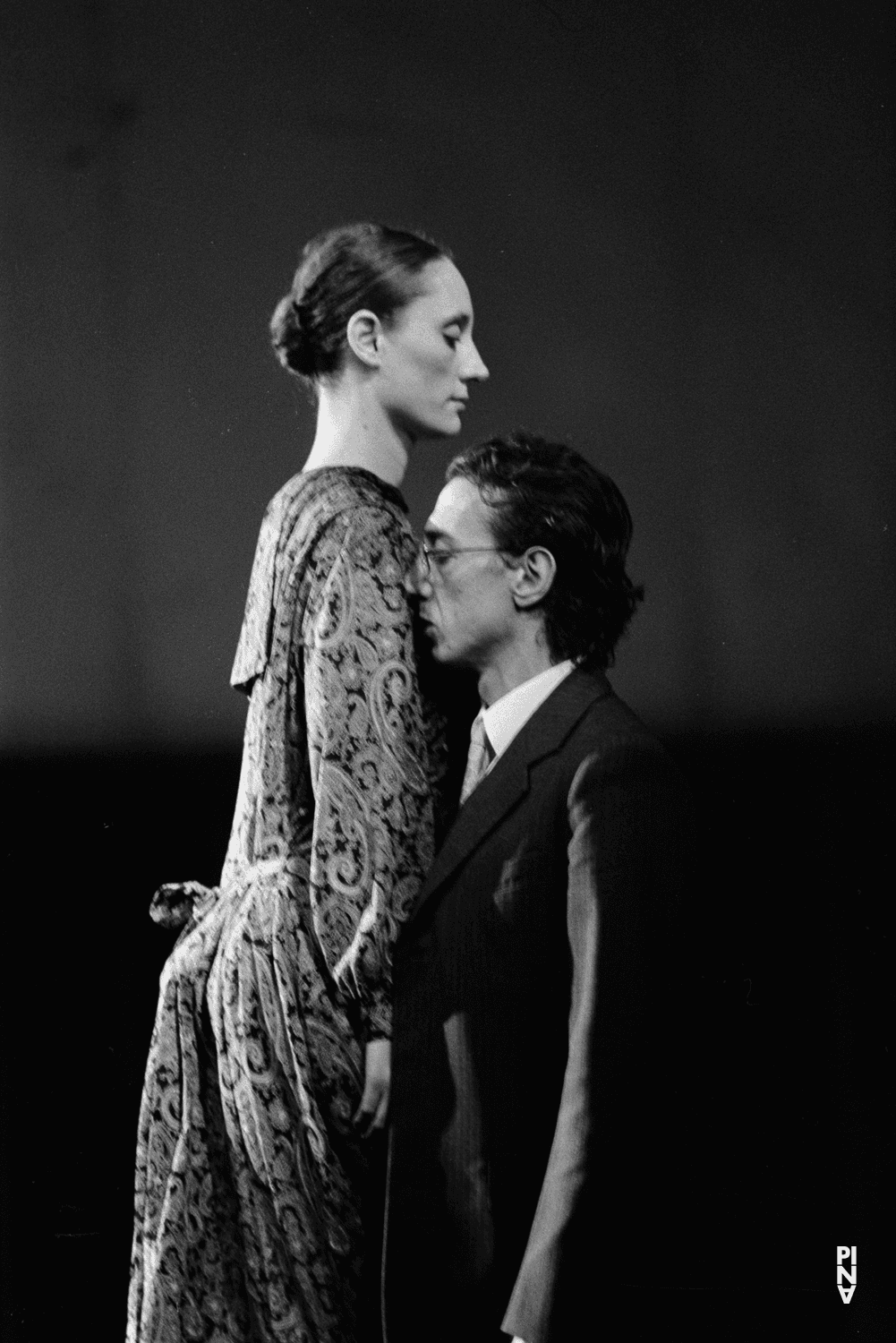 Jean Laurent Sasportes and Nazareth Panadero in “Bandoneon” by Pina Bausch at Opernhaus Wuppertal, season 1986/87
