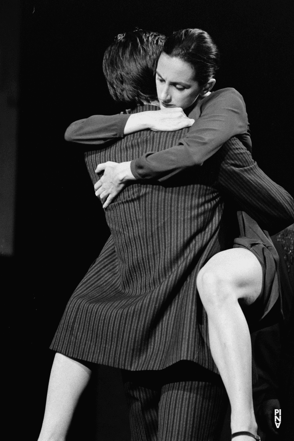 Meryl Tankard in „Bandoneon“ von Pina Bausch im Opernhaus Wuppertal, Spielzeit 1986/87
