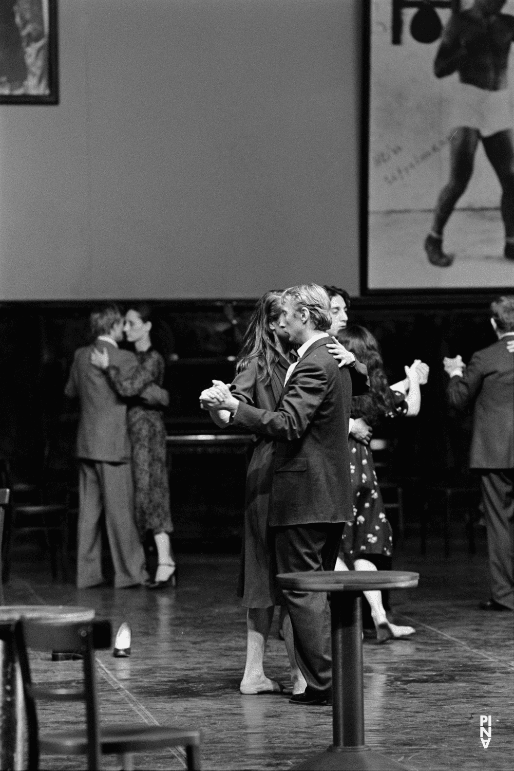 Dominique Mercy, Jean Laurent Sasportes and Nazareth Panadero in “Bandoneon” by Pina Bausch