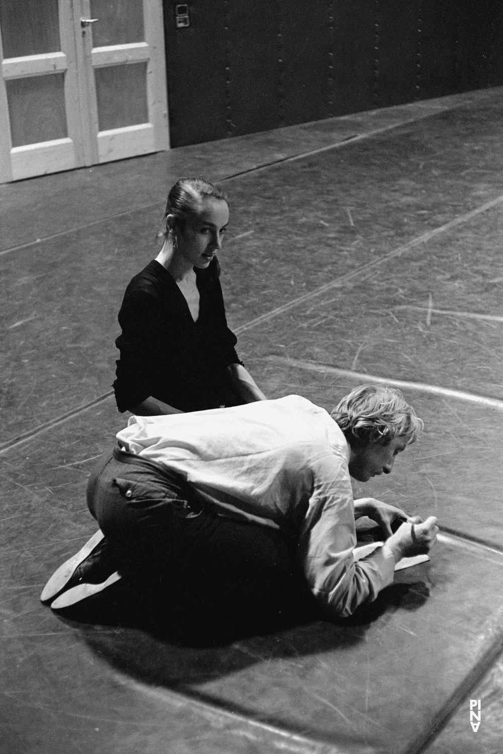 Dominique Mercy et Anne Martin dans « Bandonéon » de Pina Bausch au Lichtburg Wuppertal, saison 1980/81