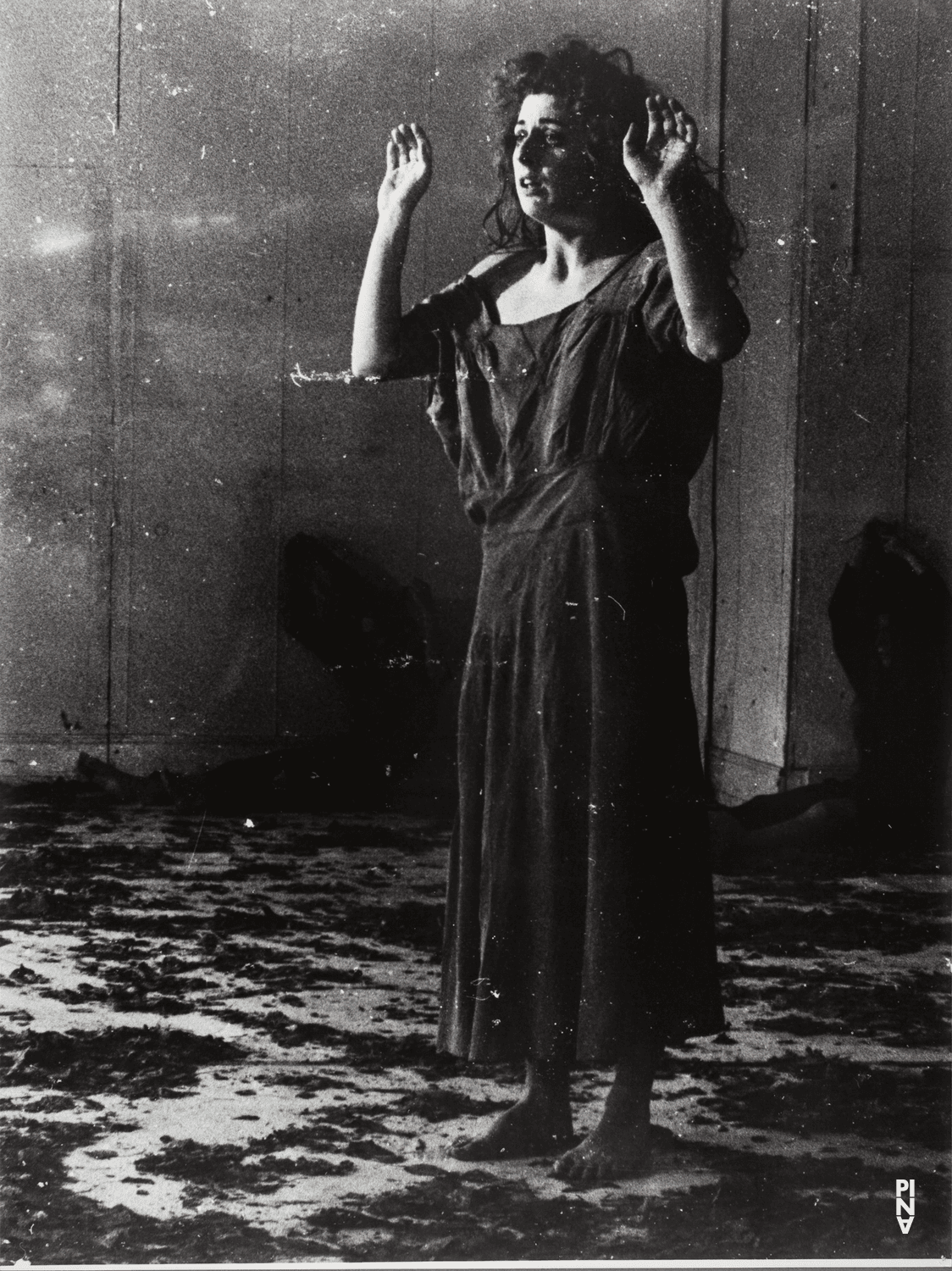 Colleen Finneran-Meessmann dans « Barbe-Bleue. En écoutant un enregistrement sur bande magnétique de l’opéra de Béla Bartók « Le Château de Barbe-Bleue » » de Pina Bausch