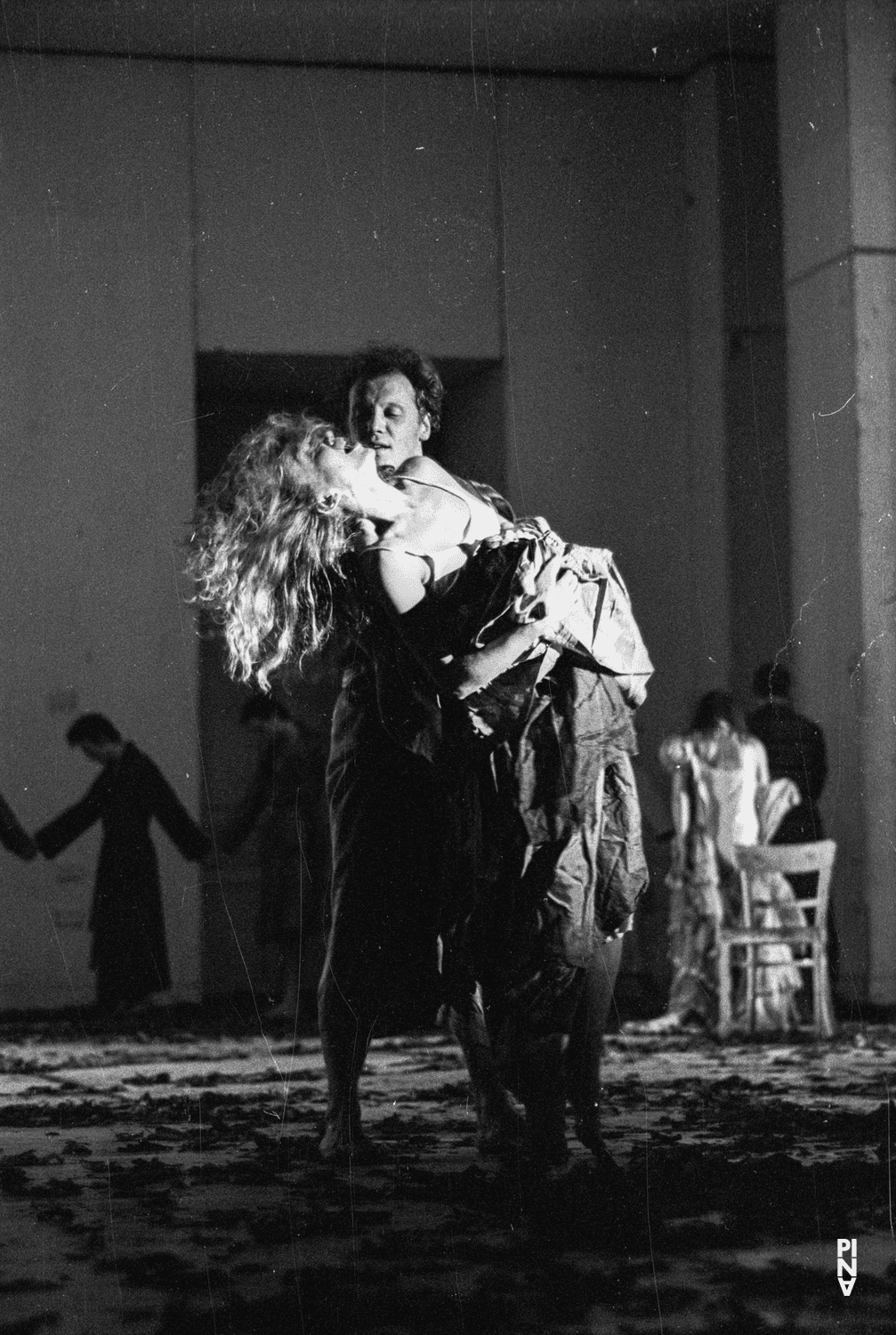 Monika Sagon and Heinz Samm in “Bluebeard. While Listening to a Tape Recording of Béla Bartók's Opera "Duke Bluebeard's Castle"” by Pina Bausch