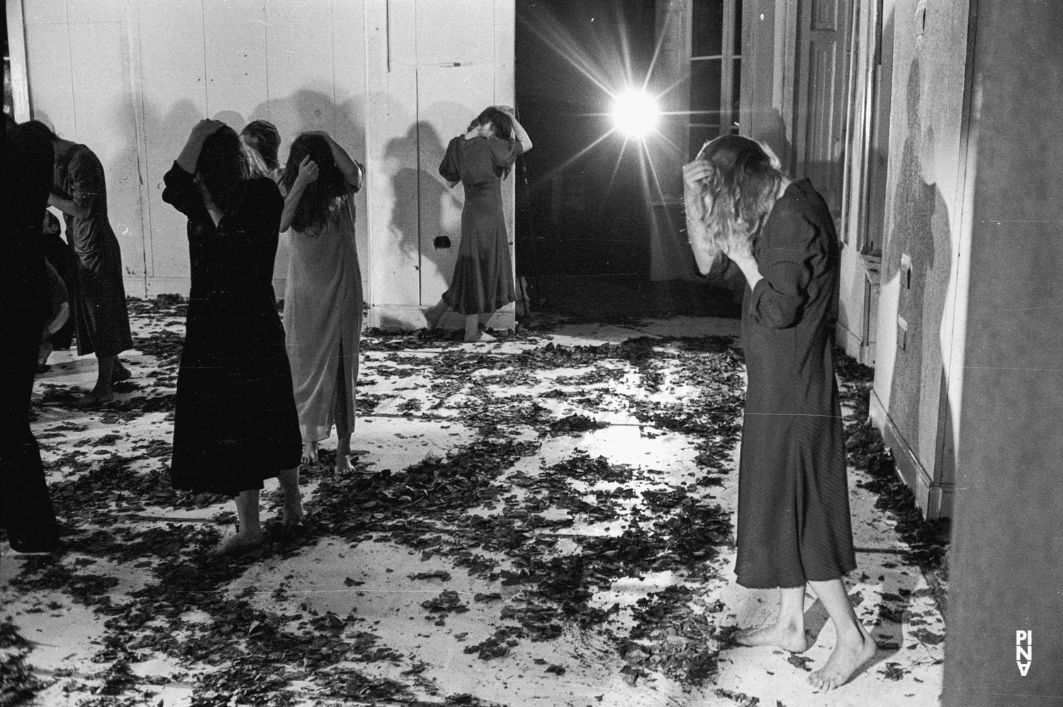“Bluebeard. While Listening to a Tape Recording of Béla Bartók's Opera "Duke Bluebeard's Castle"” by Pina Bausch at Atelje 212, season 1977/78