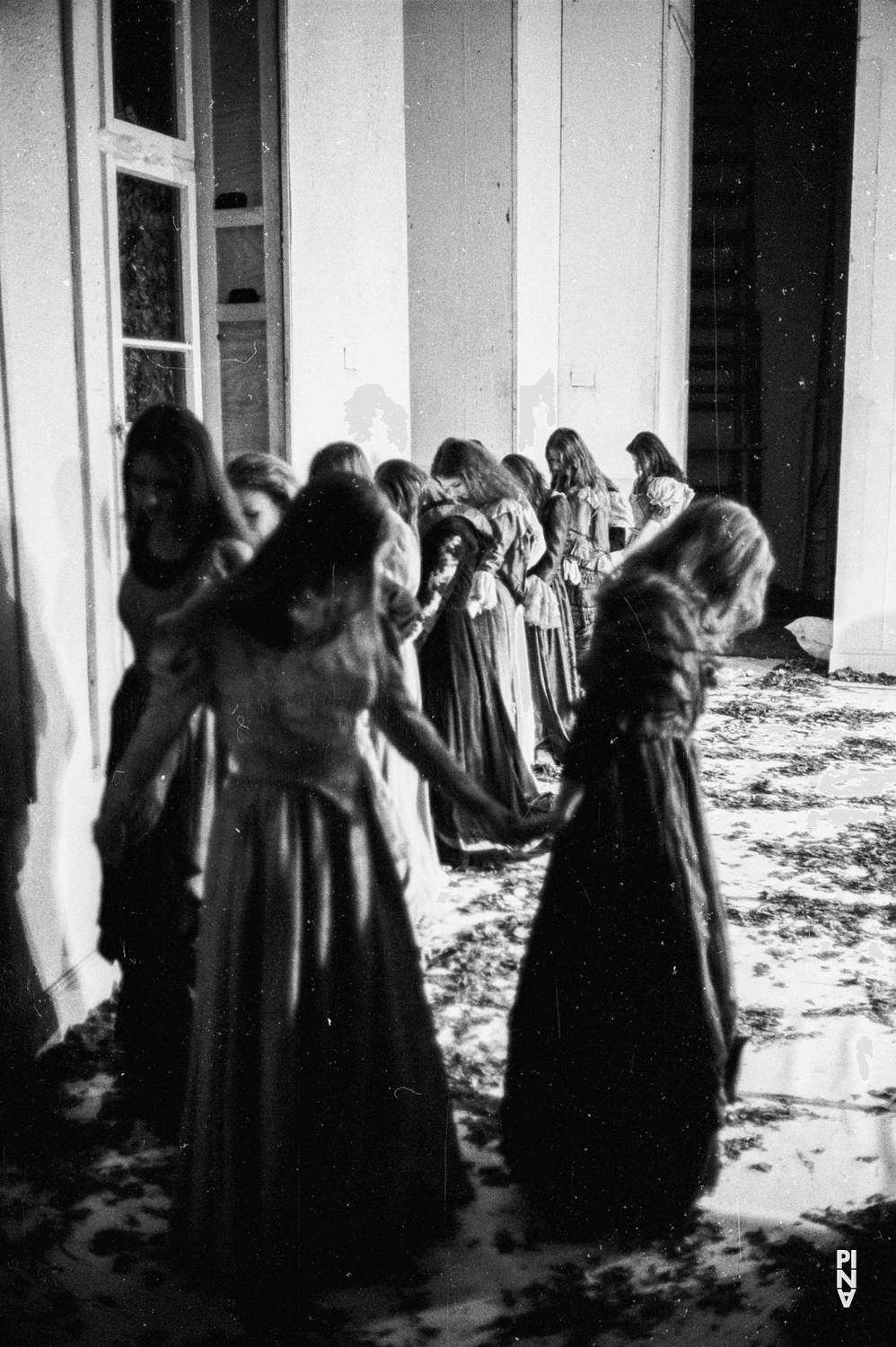 “Bluebeard. While Listening to a Tape Recording of Béla Bartók's Opera "Duke Bluebeard's Castle"” by Pina Bausch at Atelje 212, season 1977/78
