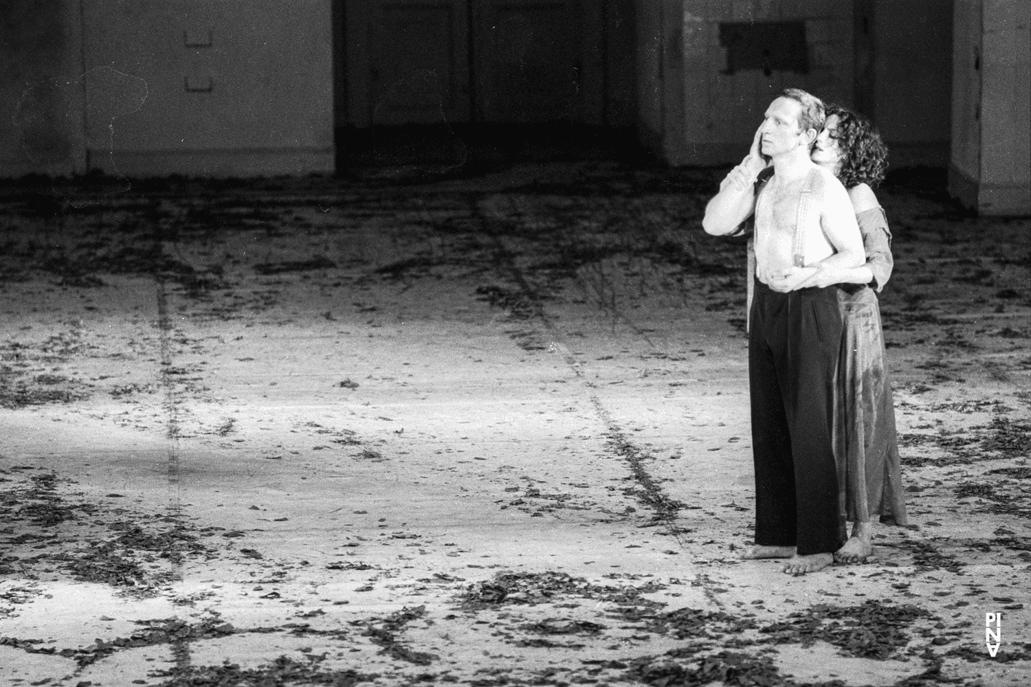 Hans Dieter Knebel and Meryl Tankard in “Bluebeard. While Listening to a Tape Recording of Béla Bartók's Opera "Duke Bluebeard's Castle"” by Pina Bausch