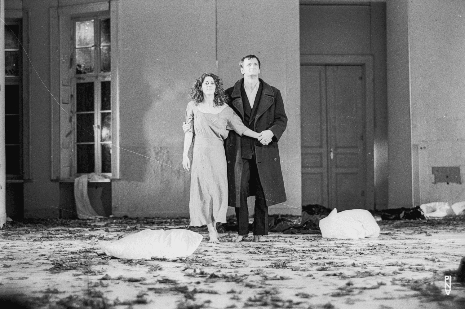 Jan Minařík and Colleen Finneran-Meessmann in “Bluebeard. While Listening to a Tape Recording of Béla Bartók's Opera "Duke Bluebeard's Castle"” by Pina Bausch
