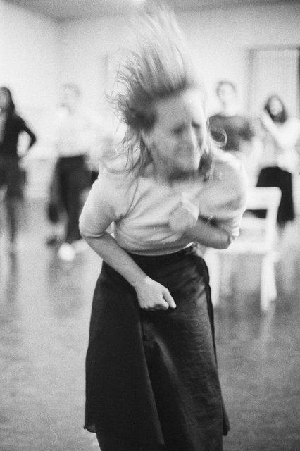 Marlis Alt in “Bluebeard. While Listening to a Tape Recording of Béla Bartók's Opera "Duke Bluebeard's Castle"” by Pina Bausch, season 1976/77