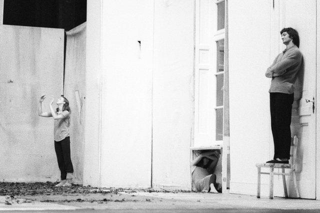 Jan Minařík and Tjitske Broersma in “Bluebeard. While Listening to a Tape Recording of Béla Bartók's Opera "Duke Bluebeard's Castle"” by Pina Bausch, season 1976/77