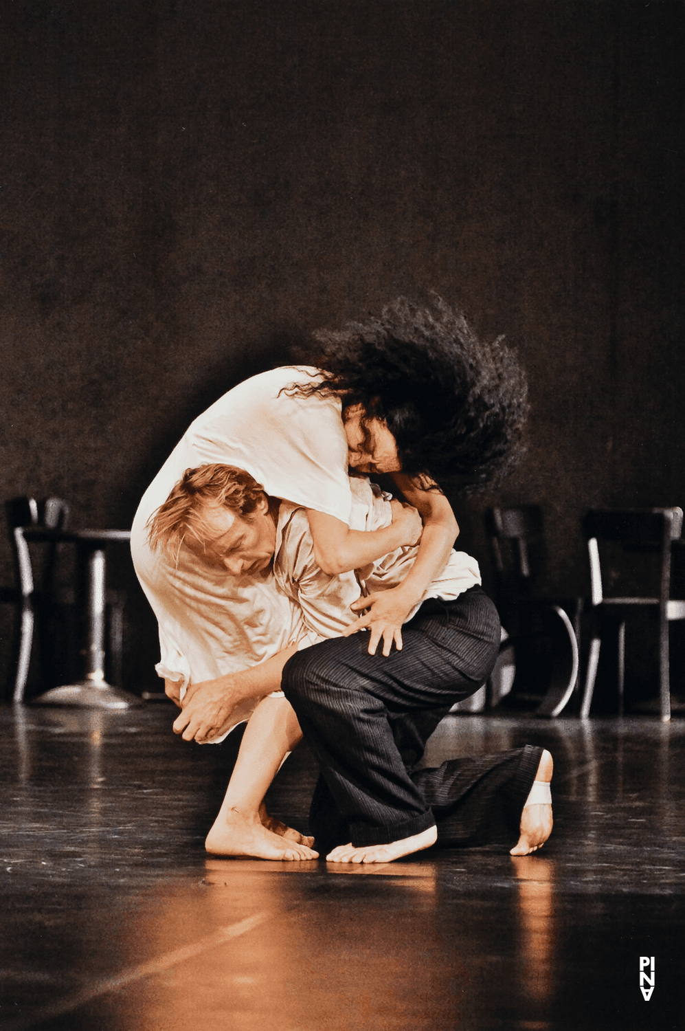 Dominique Mercy et Aida Vainieri dans « Café Müller » de Pina Bausch, saison 2007/08