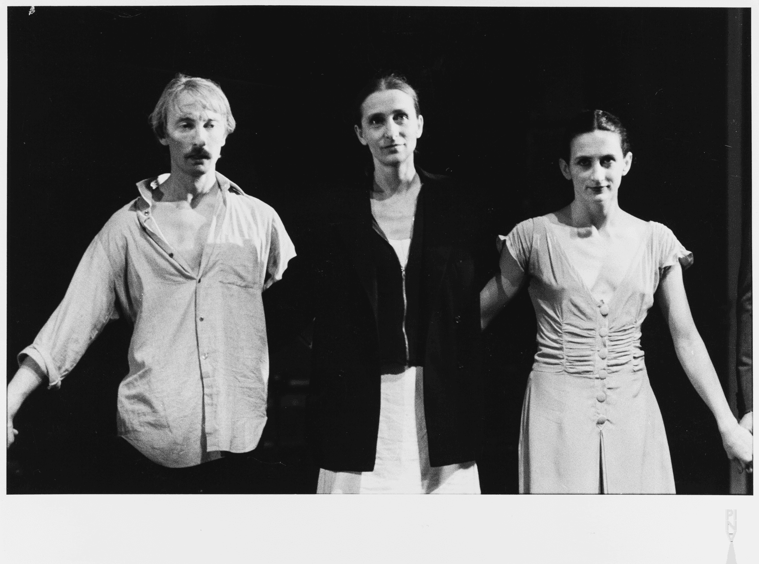Pina Bausch, Dominique Mercy and Meryl Tankard in “Café Müller” by Pina Bausch