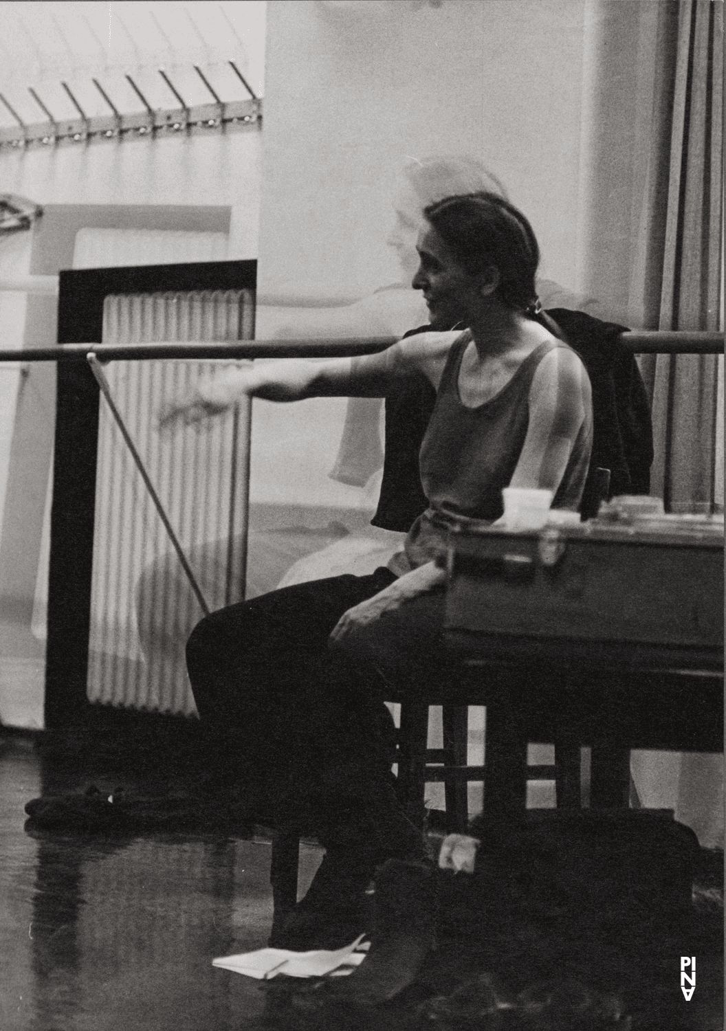 Pina Bausch in “Café Müller” by Pina Bausch