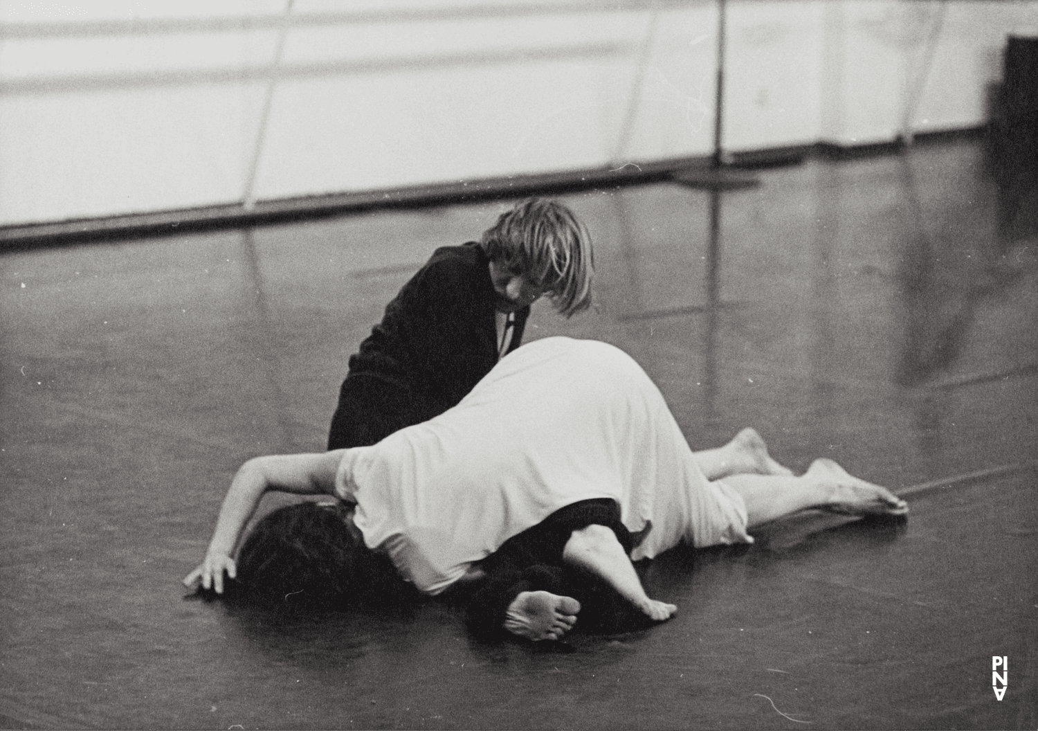 Dominique Mercy and Malou Airaudo in “Café Müller” by Pina Bausch