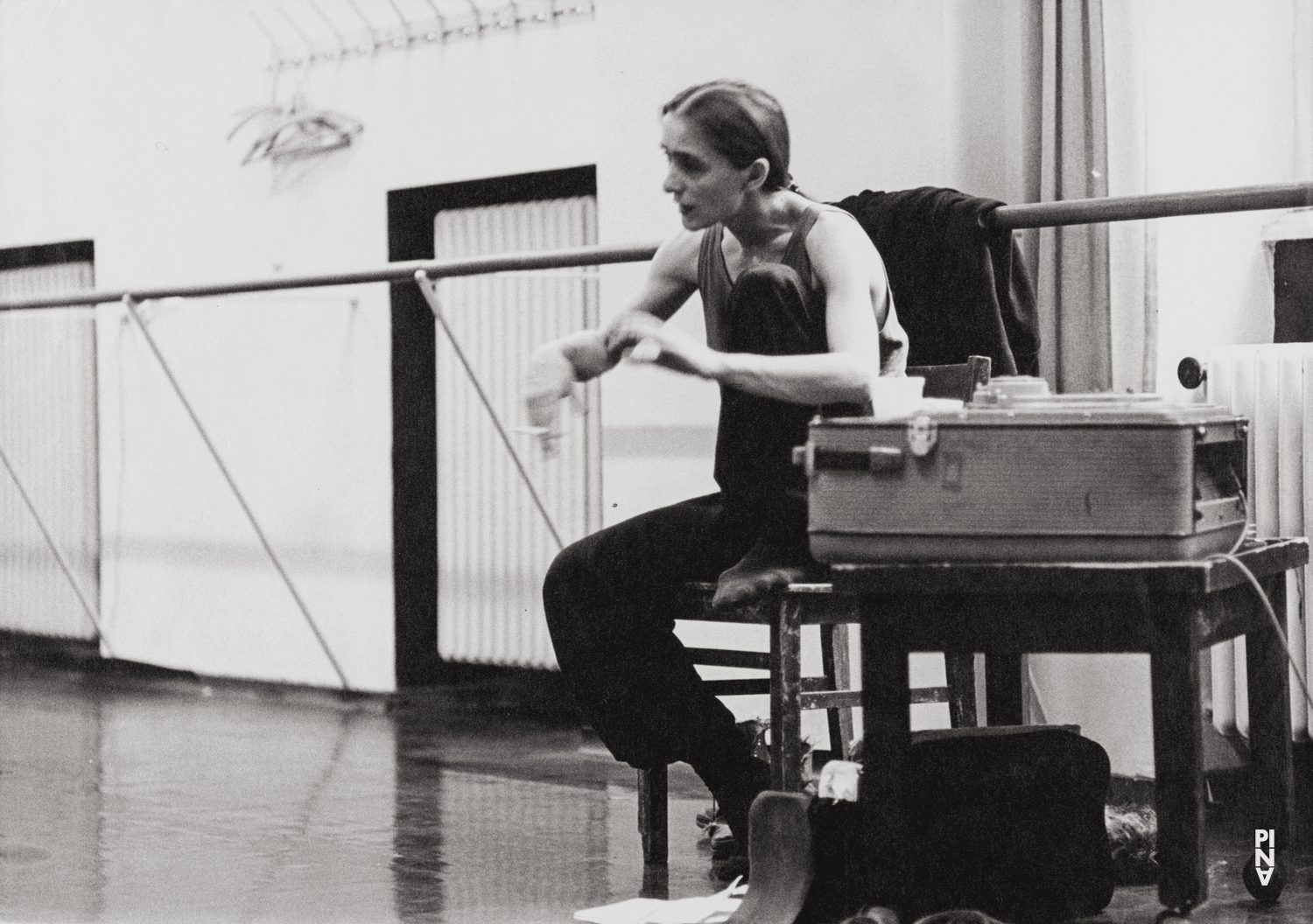 Pina Bausch in “Café Müller” by Pina Bausch