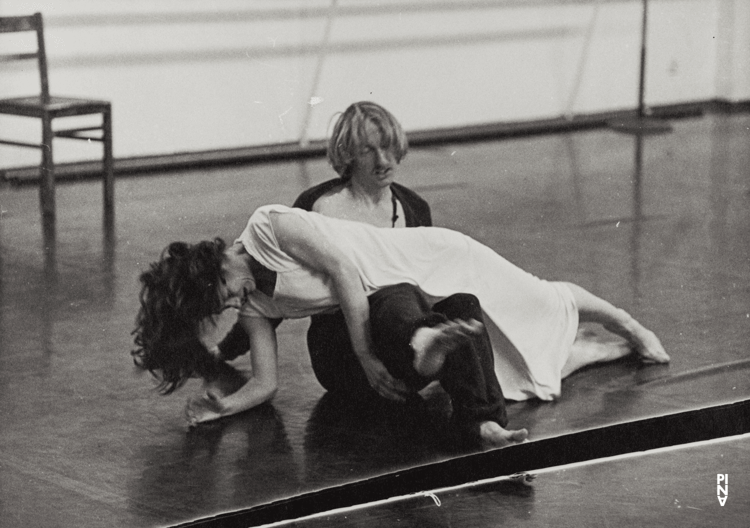 Malou Airaudo and Dominique Mercy in “Café Müller” by Pina Bausch