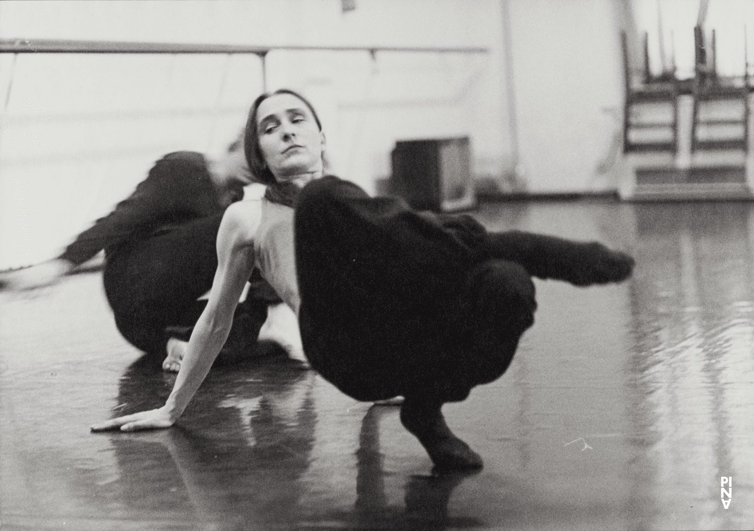 Pina Bausch und Dominique Mercy in „Café Müller“ von Pina Bausch