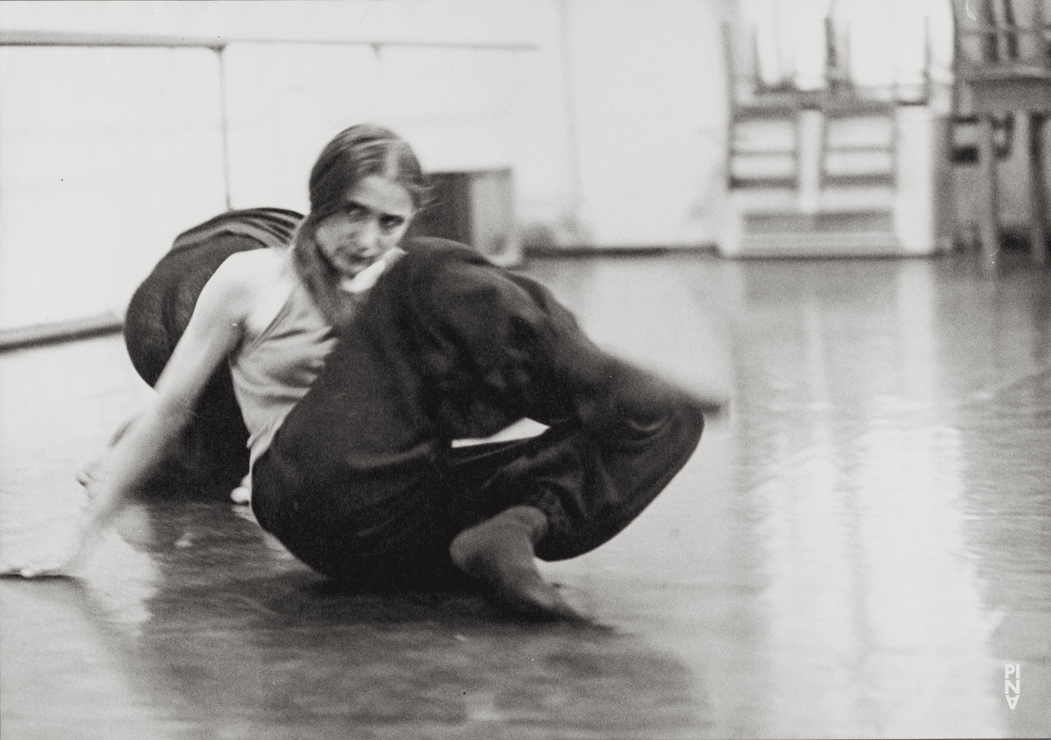 Pina Bausch dans « Café Müller » de Pina Bausch