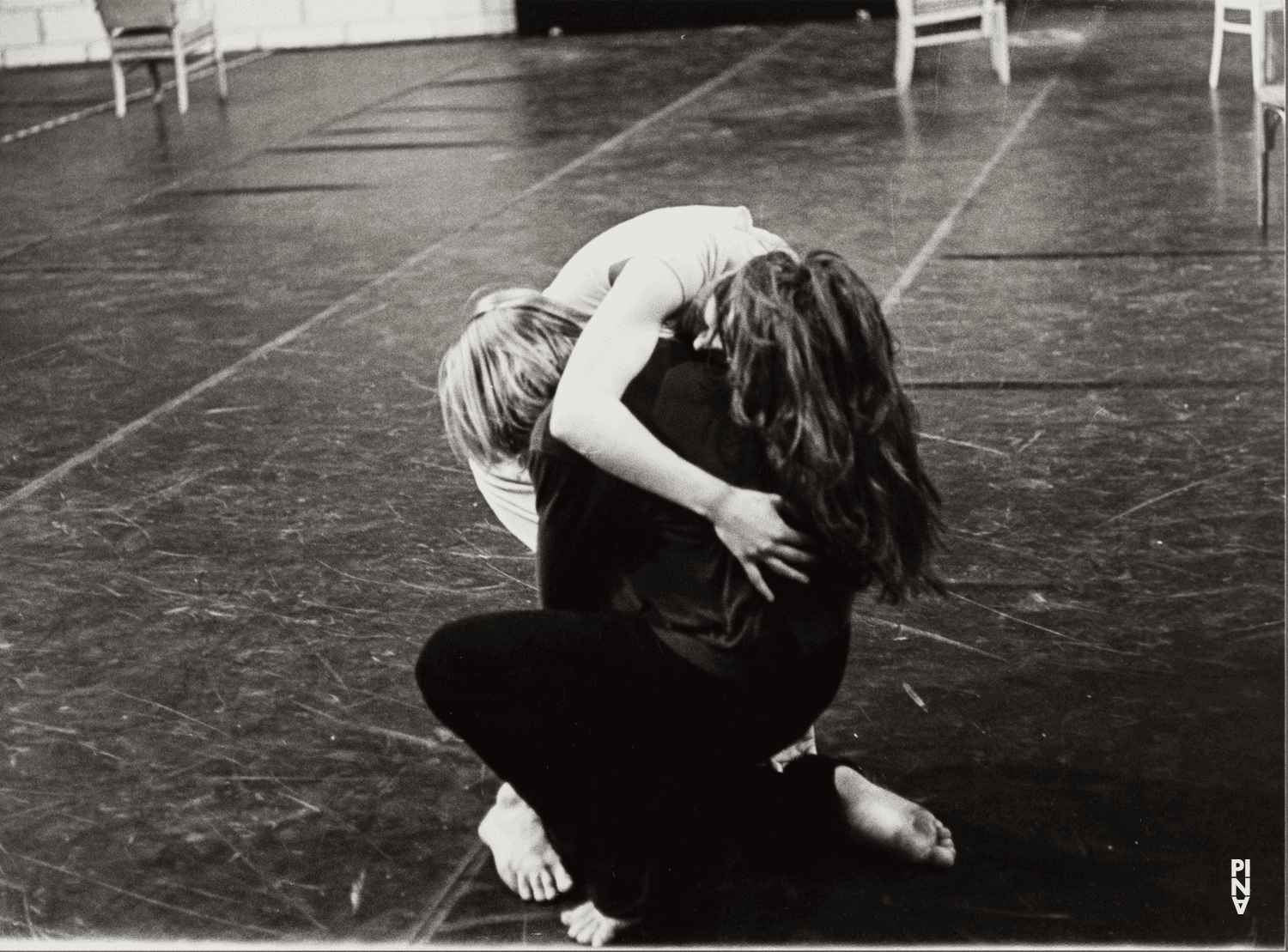 Malou Airaudo and Dominique Mercy in “Café Müller” by Pina Bausch