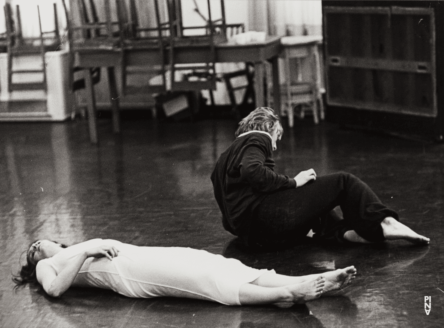 Dominique Mercy und Malou Airaudo in „Café Müller“ von Pina Bausch