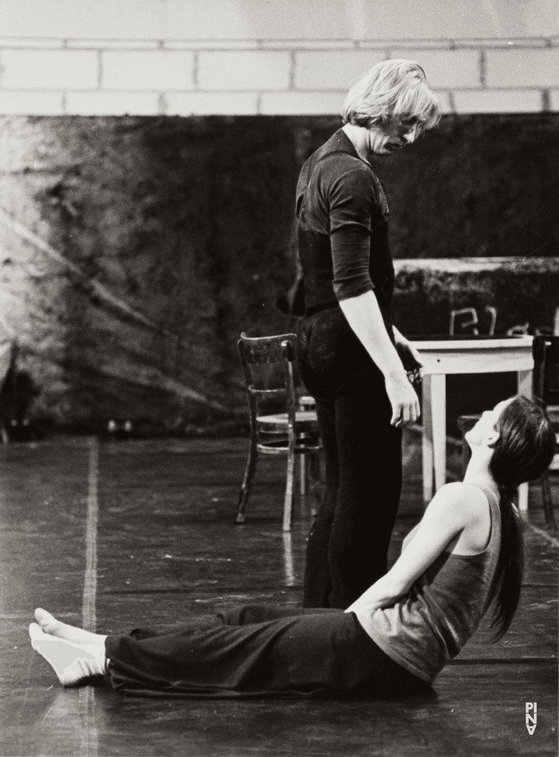 Dominique Mercy and Pina Bausch in “Café Müller” by Pina Bausch