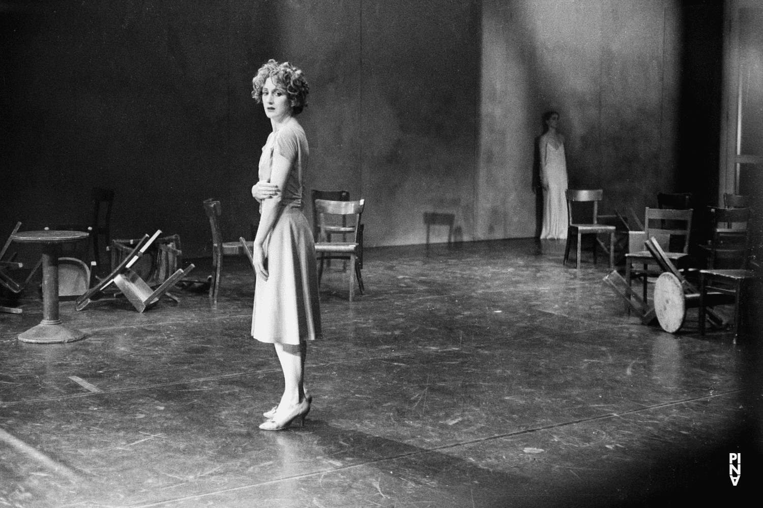 Meryl Tankard and Pina Bausch in “Café Müller” by Pina Bausch