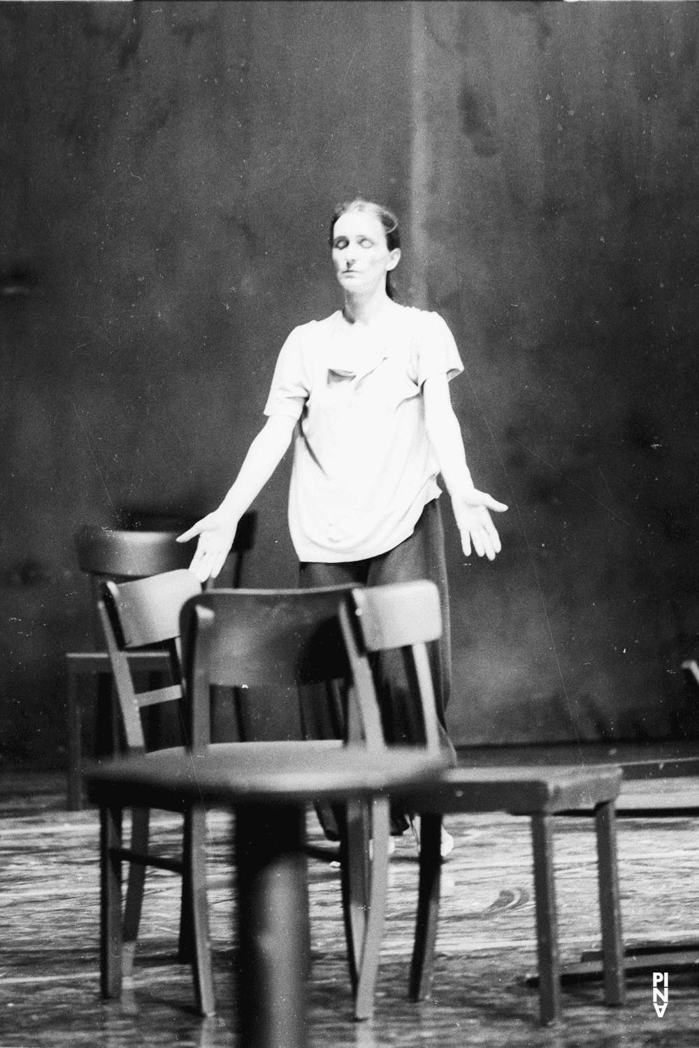 Pina Bausch in “Café Müller” by Pina Bausch