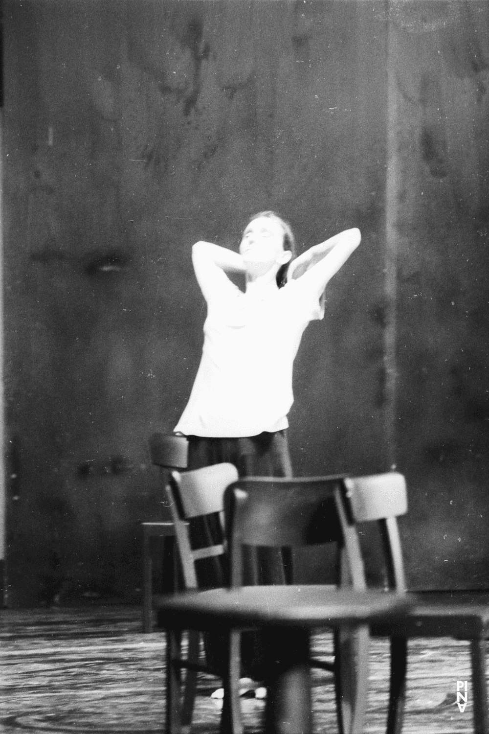 Pina Bausch in “Café Müller” by Pina Bausch