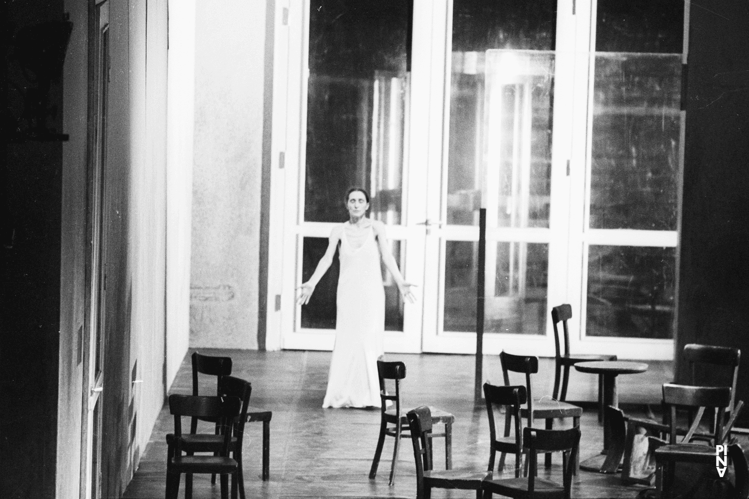 Pina Bausch in “Café Müller” by Pina Bausch
