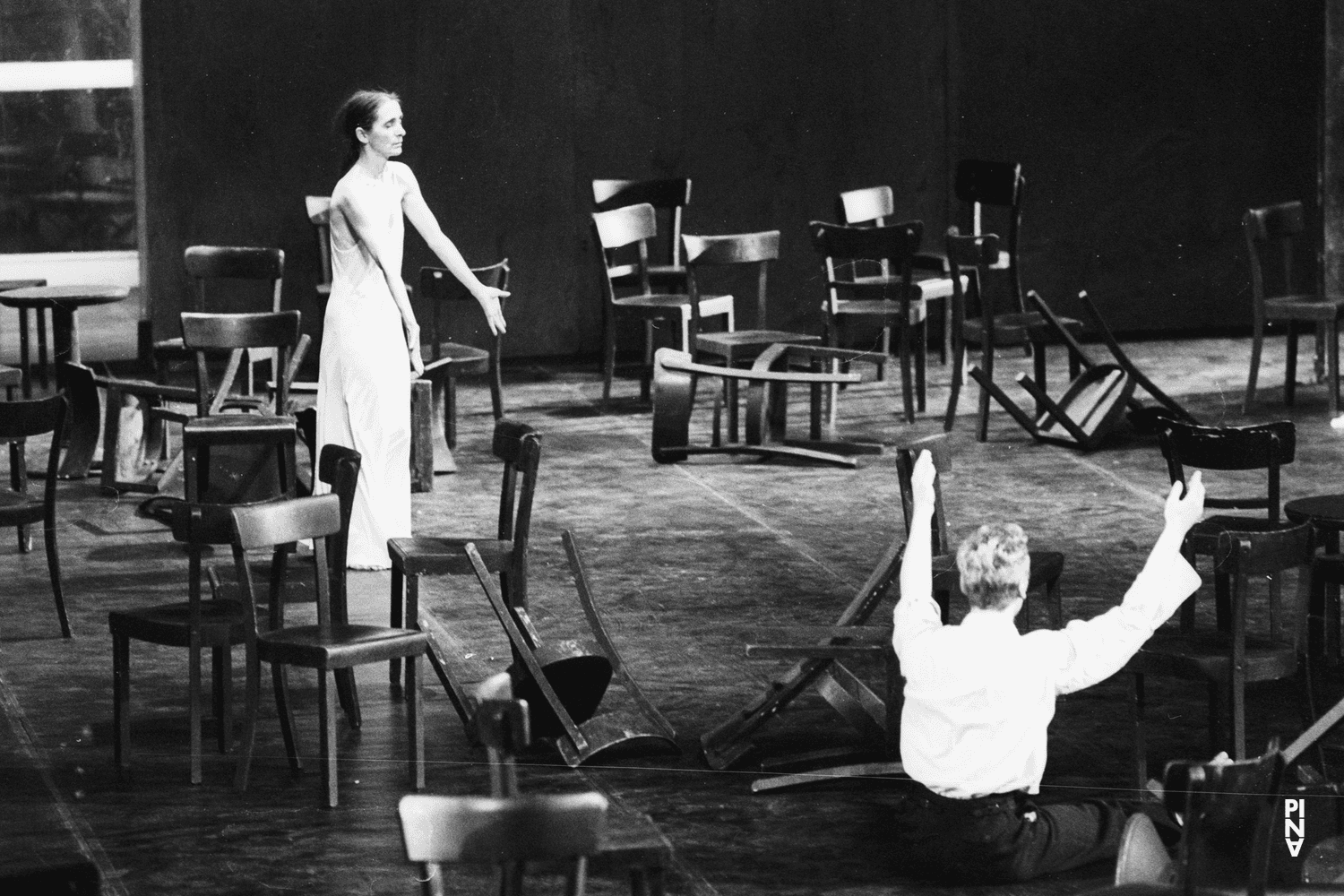 Dominique Mercy and Pina Bausch in “Café Müller” by Pina Bausch