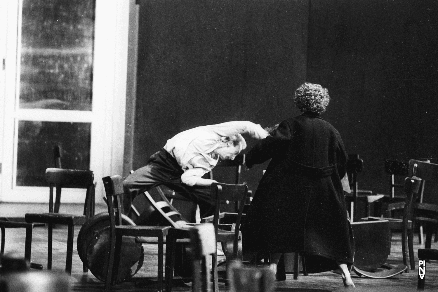 Finola Cronin and Dominique Mercy in “Café Müller” by Pina Bausch