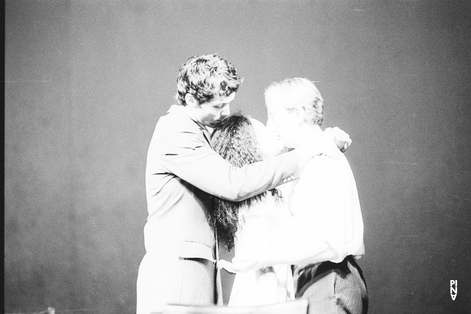 Fabien Prioville, Dominique Mercy and Aida Vainieri in “Café Müller” by Pina Bausch