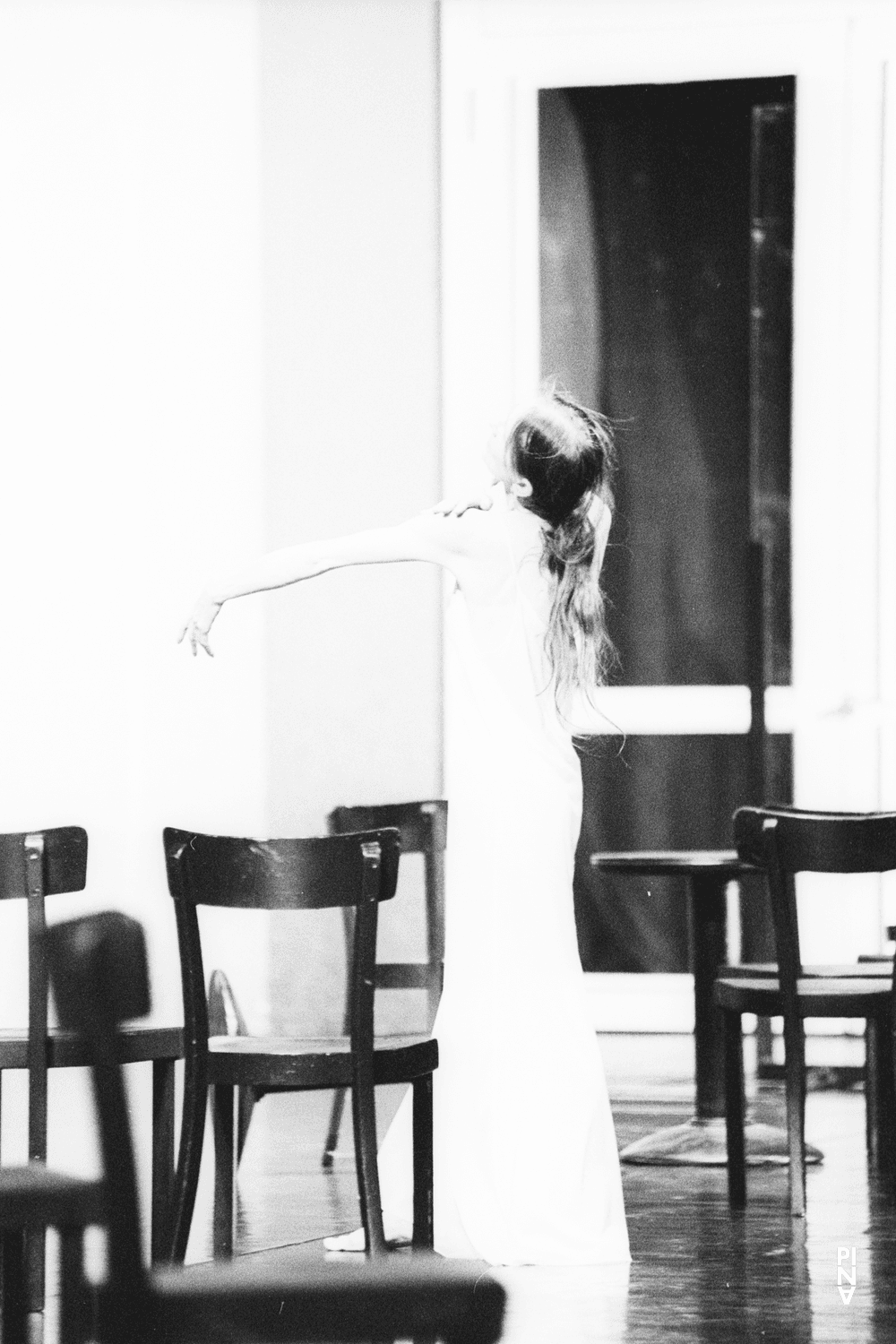 Pina Bausch in “Café Müller” by Pina Bausch